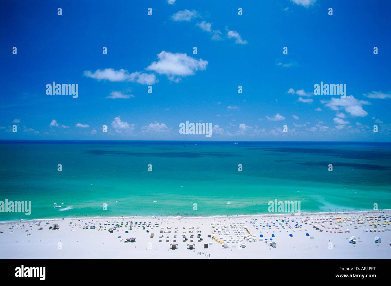 Beach, South Beach, Miami, Floride, USA Banque D'Images Beach, South Beach, Miami, Floride, USA Banque D'Images