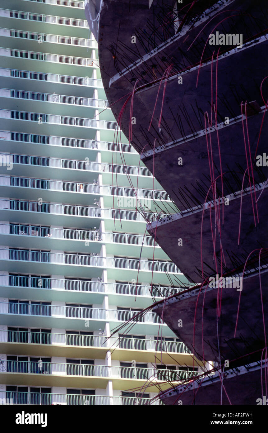 Boom Immobilier, Centre Ville, Miami, USA, Floria Banque D'Images