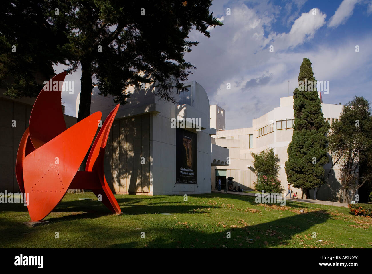 Fundacio Joan Miro, musée, Montjuïc, Barcelone, Espagne Banque D'Images