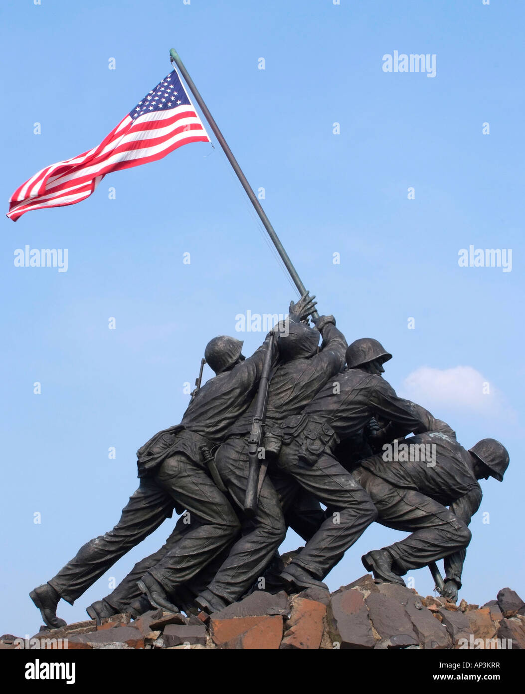 Iwo Jima Memorial dédié à United States Marine Corps à proximité de Arlington Cemetery Virgiia United States America Banque D'Images