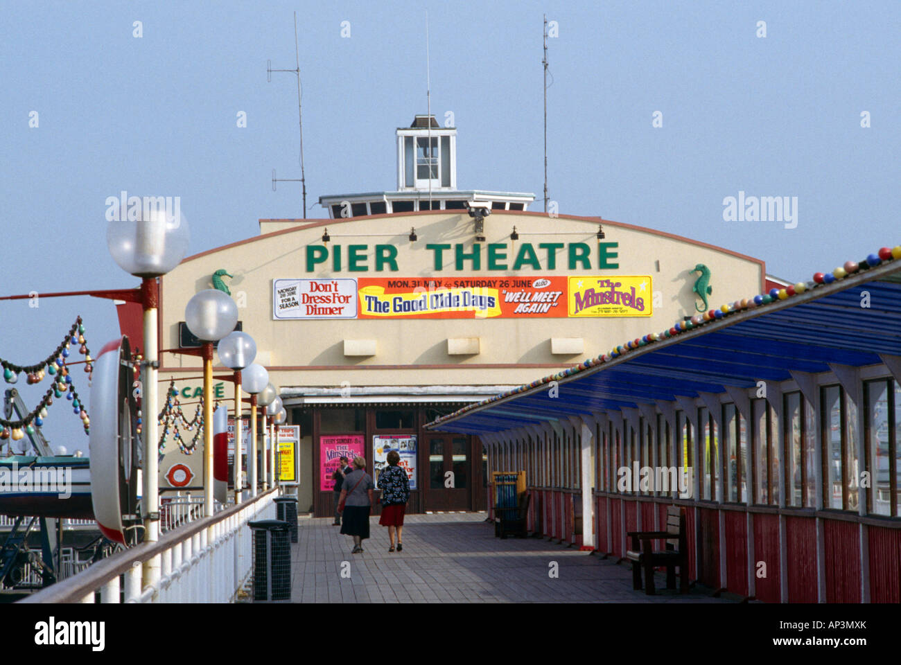 Théâtre BOURNEMOUTH Dorset sur la jetée Banque D'Images