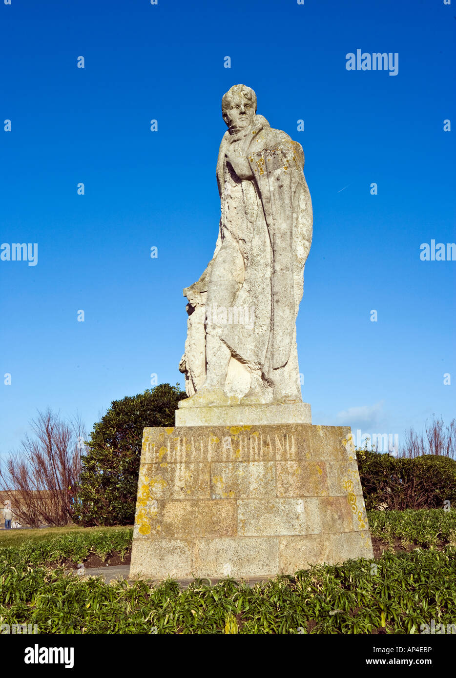 Memorial Chateaubriand St Malo Bretagne France Banque D'Images