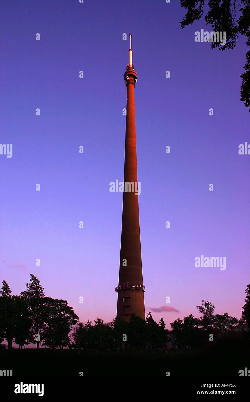 Station de transmission Emely Moor dans le Yorkshire du Royaume-Uni Banque D'Images