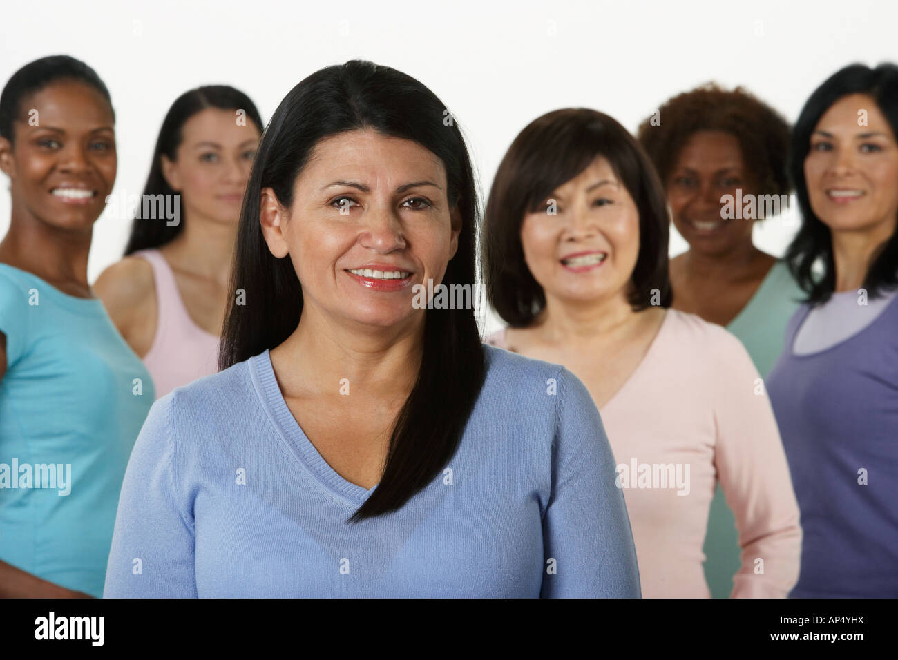 Groupe de femmes multi-ethnique Banque D'Images