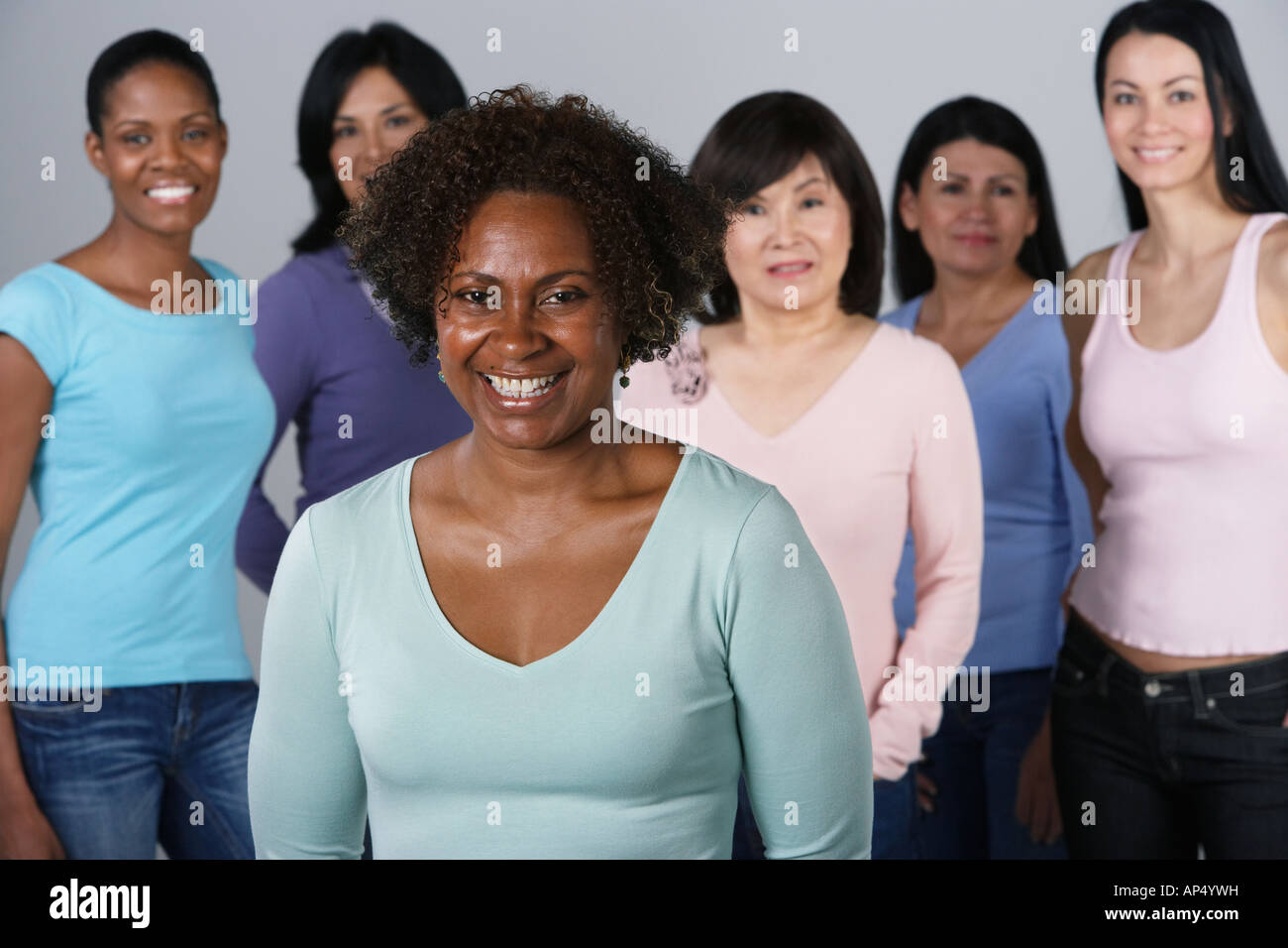 Groupe de femmes multi-ethnique Banque D'Images