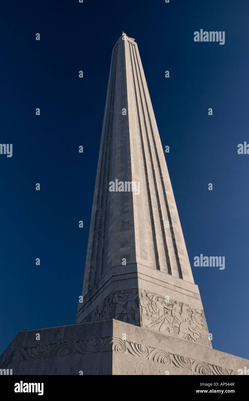 San Jacinto Monument à Houston Texas USA Banque D'Images