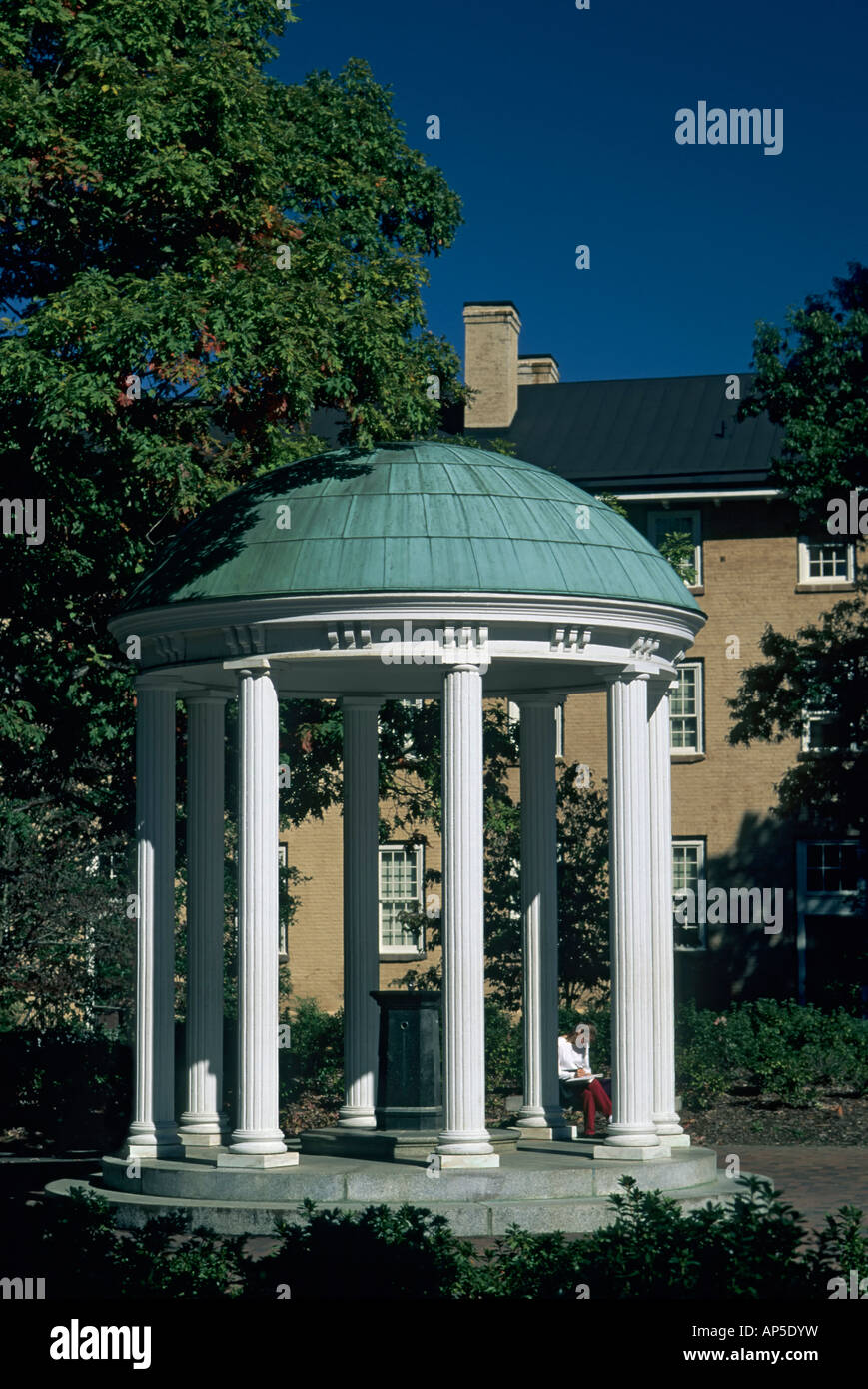 Vieux Puits Université de Caroline du Nord à Chapel Hill en Caroline du Nord USA Banque D'Images