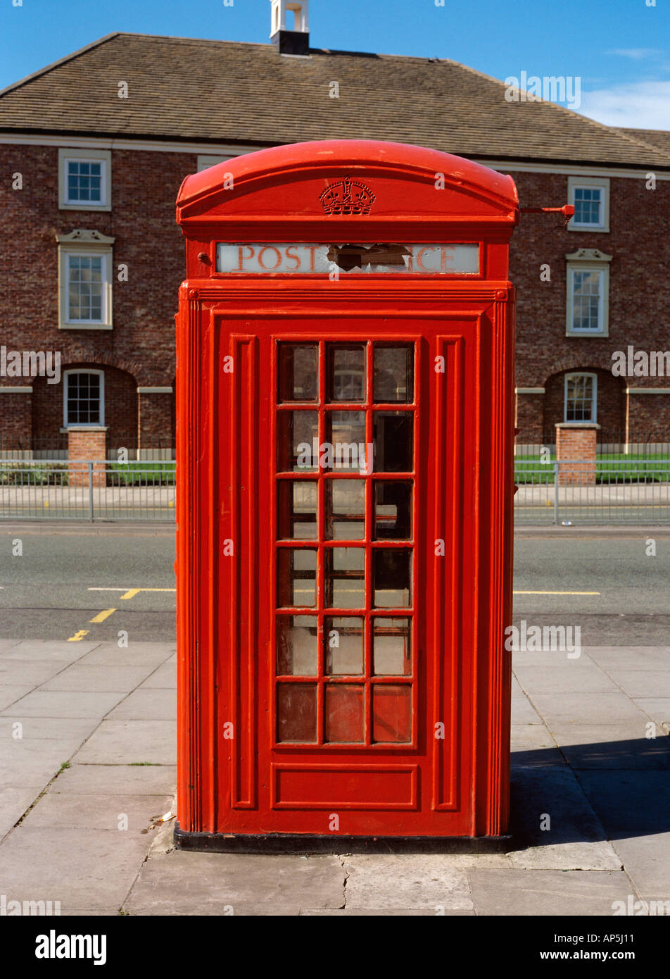 Warrington Cheshire rares communications K4 Téléphone Post Box horodateur Banque D'Images