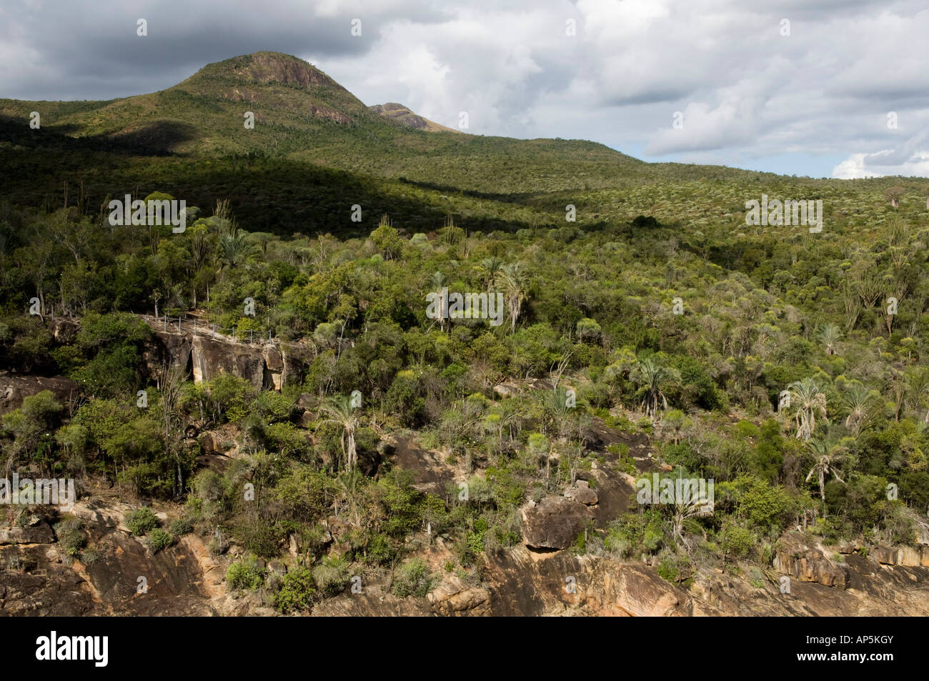 Paysages, le Parc National d'Andohahela, Madagascar Banque D'Images