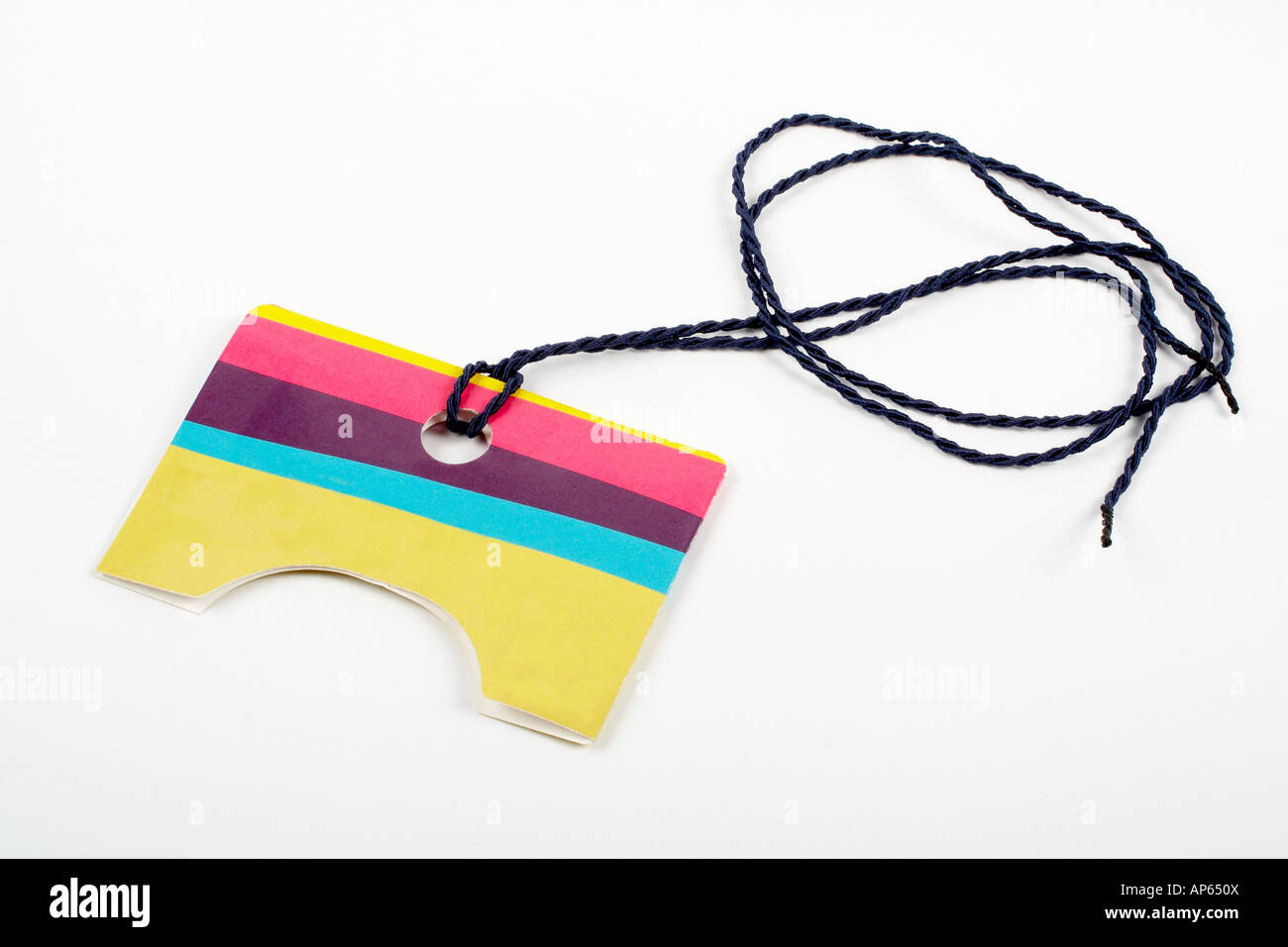 Tag : couleur sur fond blanc gros plan Banque D'Images