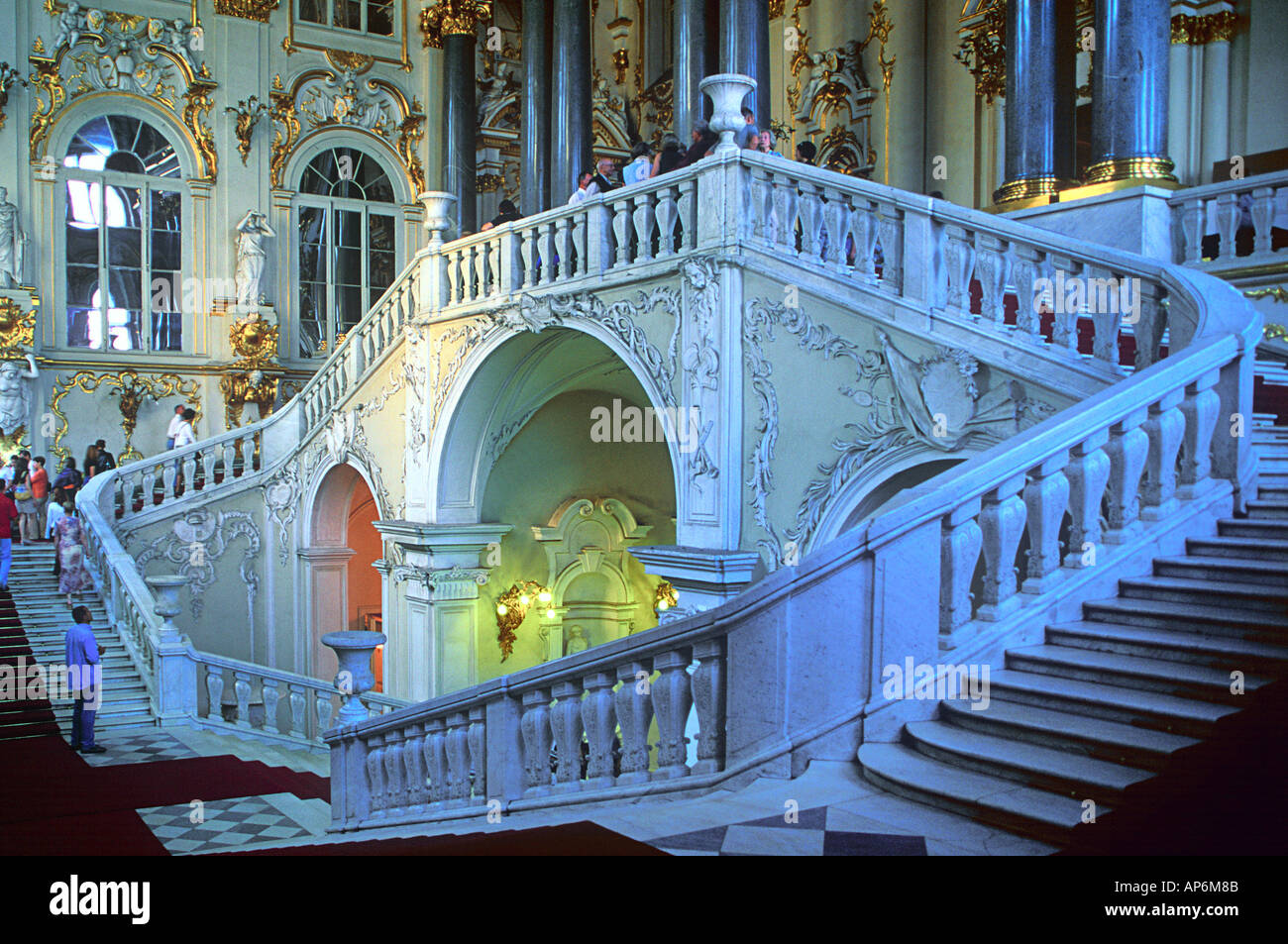 Musée de l'Ermitage à Saint-Pétersbourg, Russie Banque D'Images