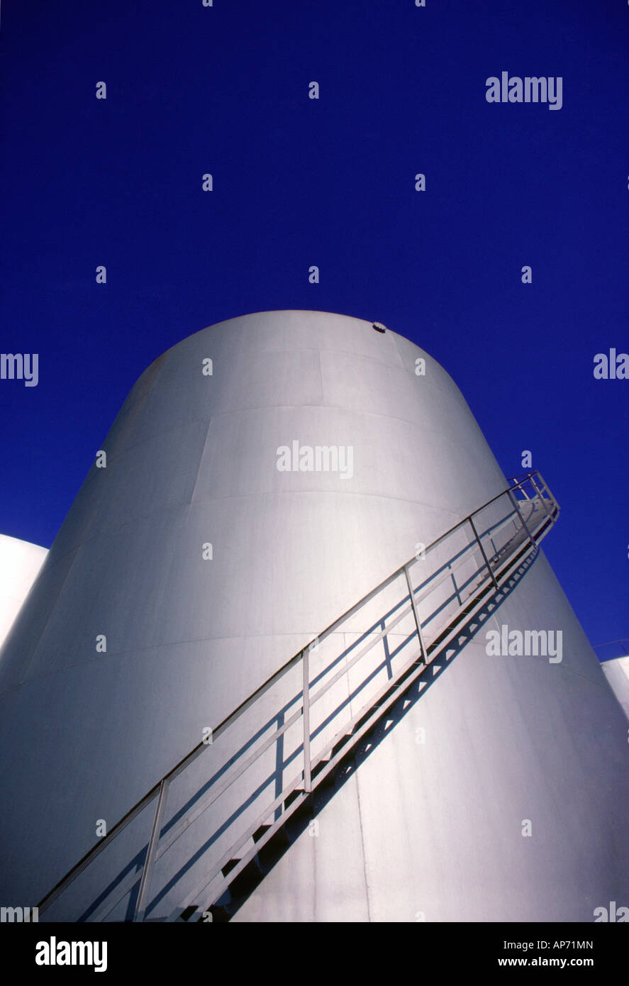 Réservoir de stockage d'huile Banque D'Images