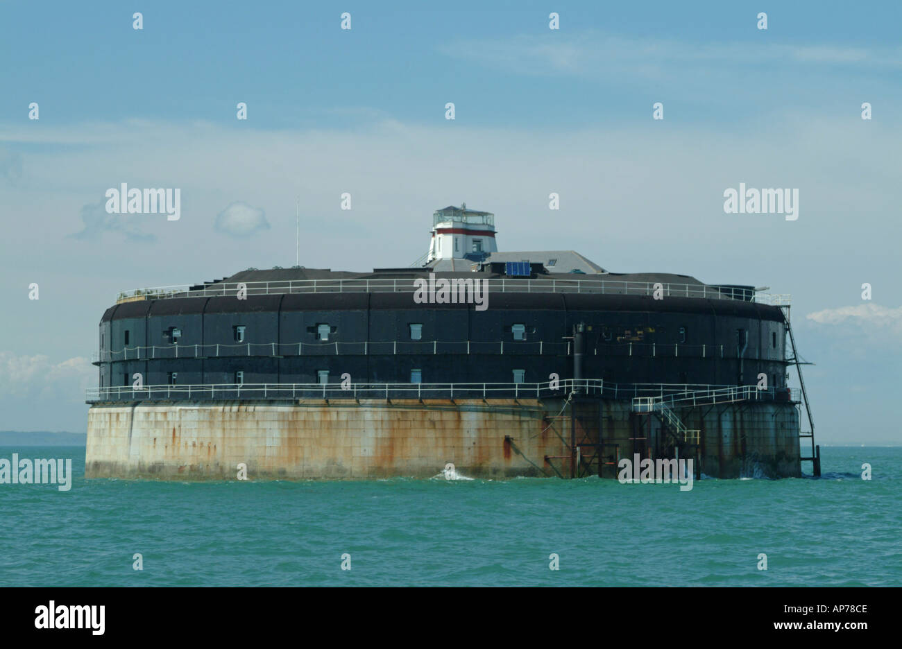 No Mans Land fort dans le Solent Angleterre Banque D'Images