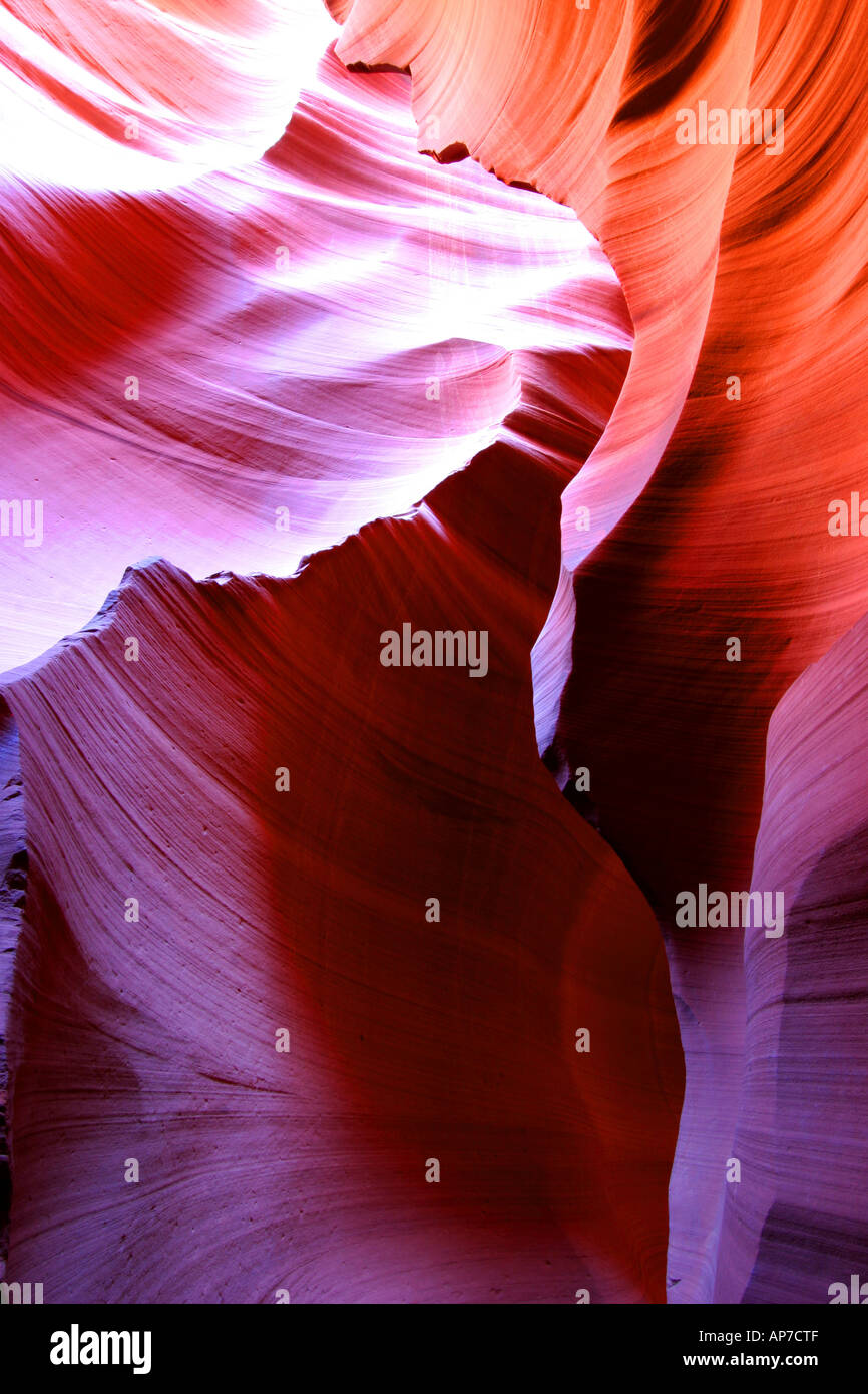 Lower Antelope Canyon, Arizona,page Banque D'Images