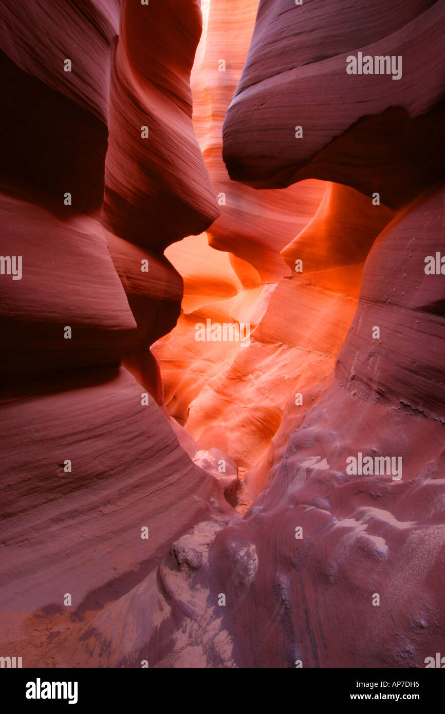 Lower Antelope Canyon, Arizona,page Banque D'Images