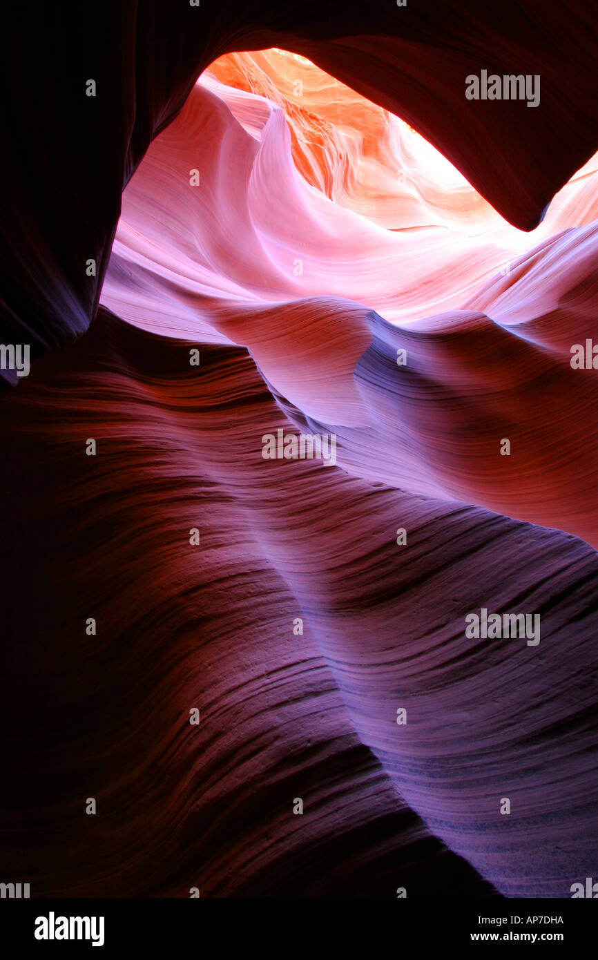 Lower Antelope Canyon, Arizona,page Banque D'Images