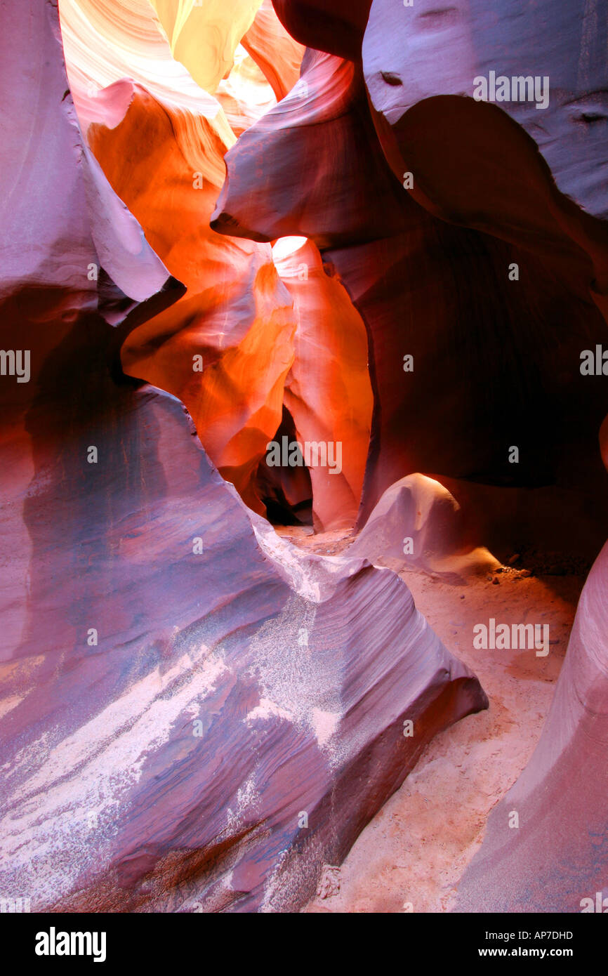 Lower Antelope Canyon, Arizona,page Banque D'Images