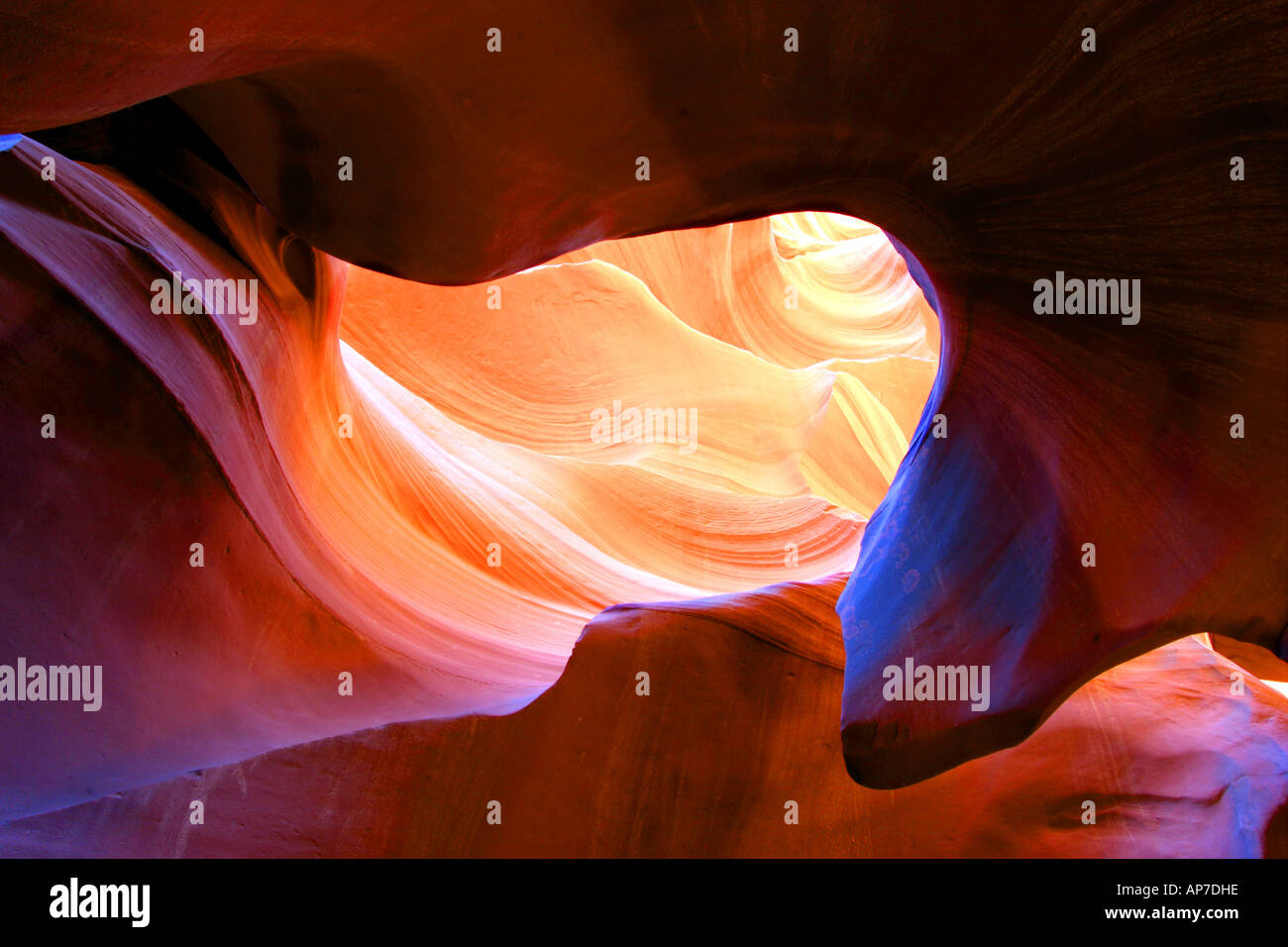 Lower Antelope Canyon, Arizona,page Banque D'Images