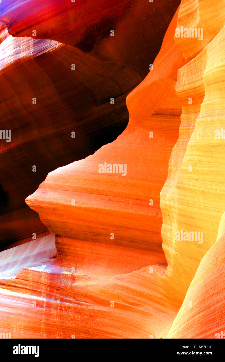 Lower Antelope Canyon, Arizona,page Banque D'Images