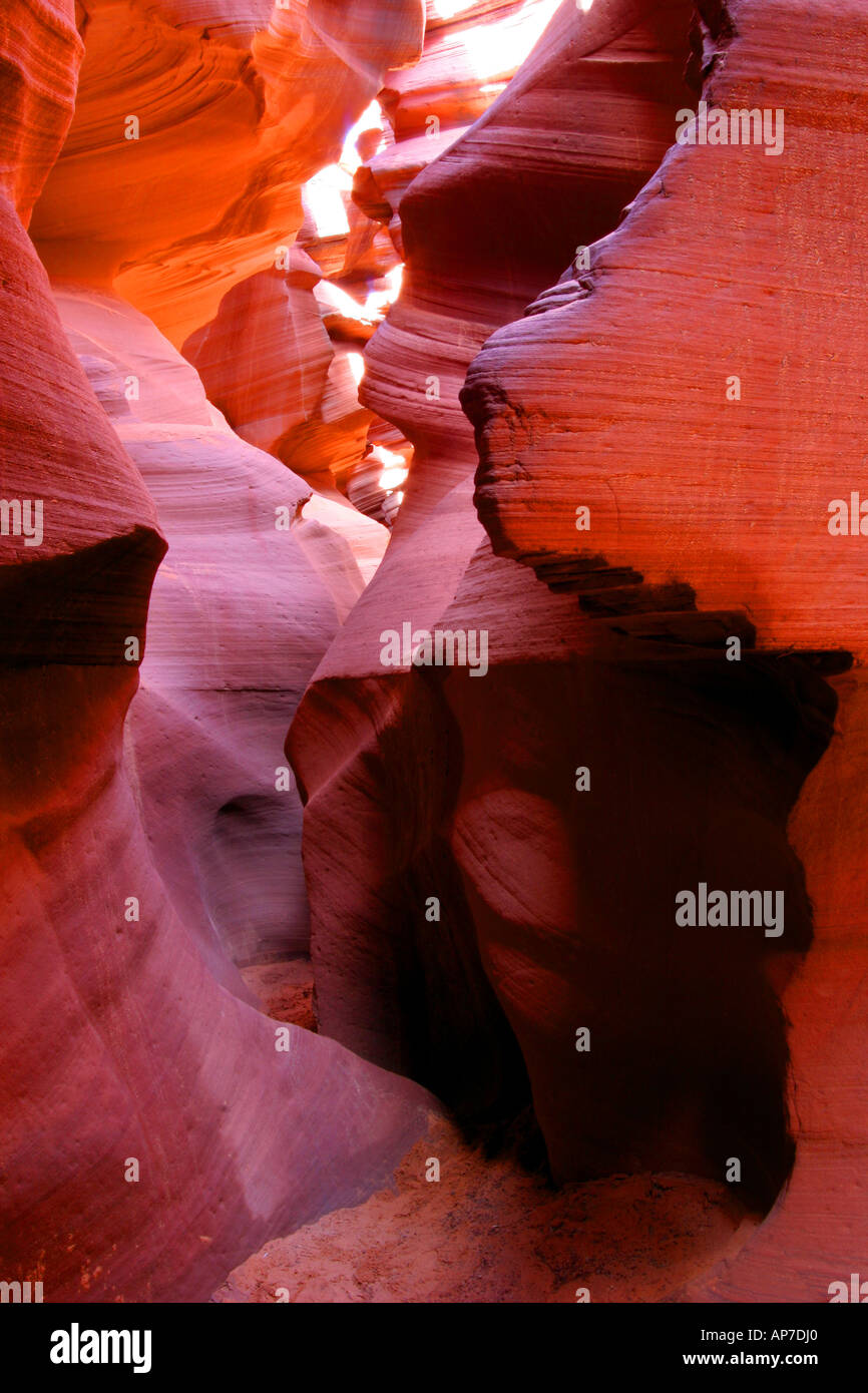 Lower Antelope Canyon, Arizona,page Banque D'Images