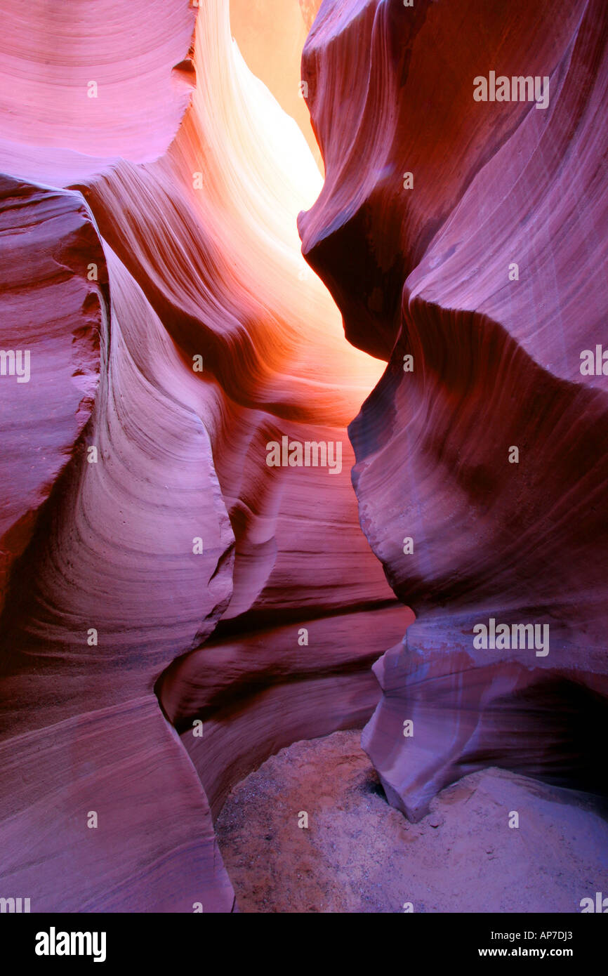 Lower Antelope Canyon, Arizona,page Banque D'Images