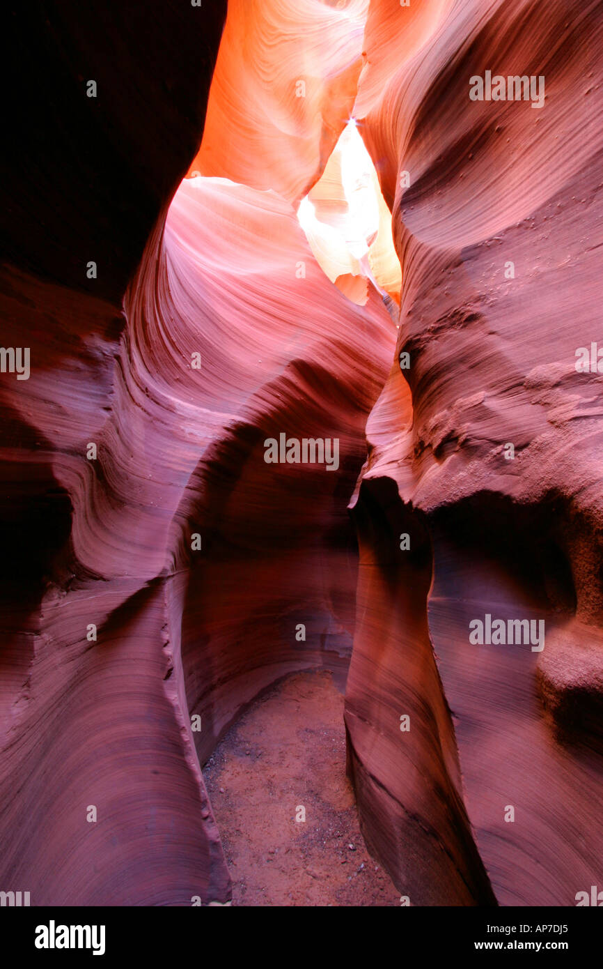 Lower Antelope Canyon, Arizona,page Banque D'Images
