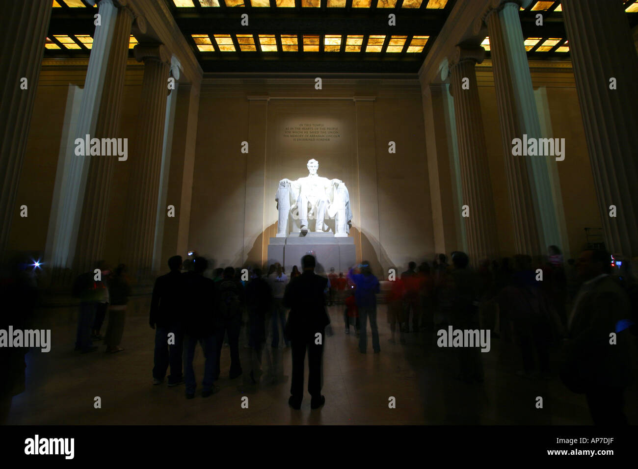 Lincoln Memorial, Washington DC Banque D'Images