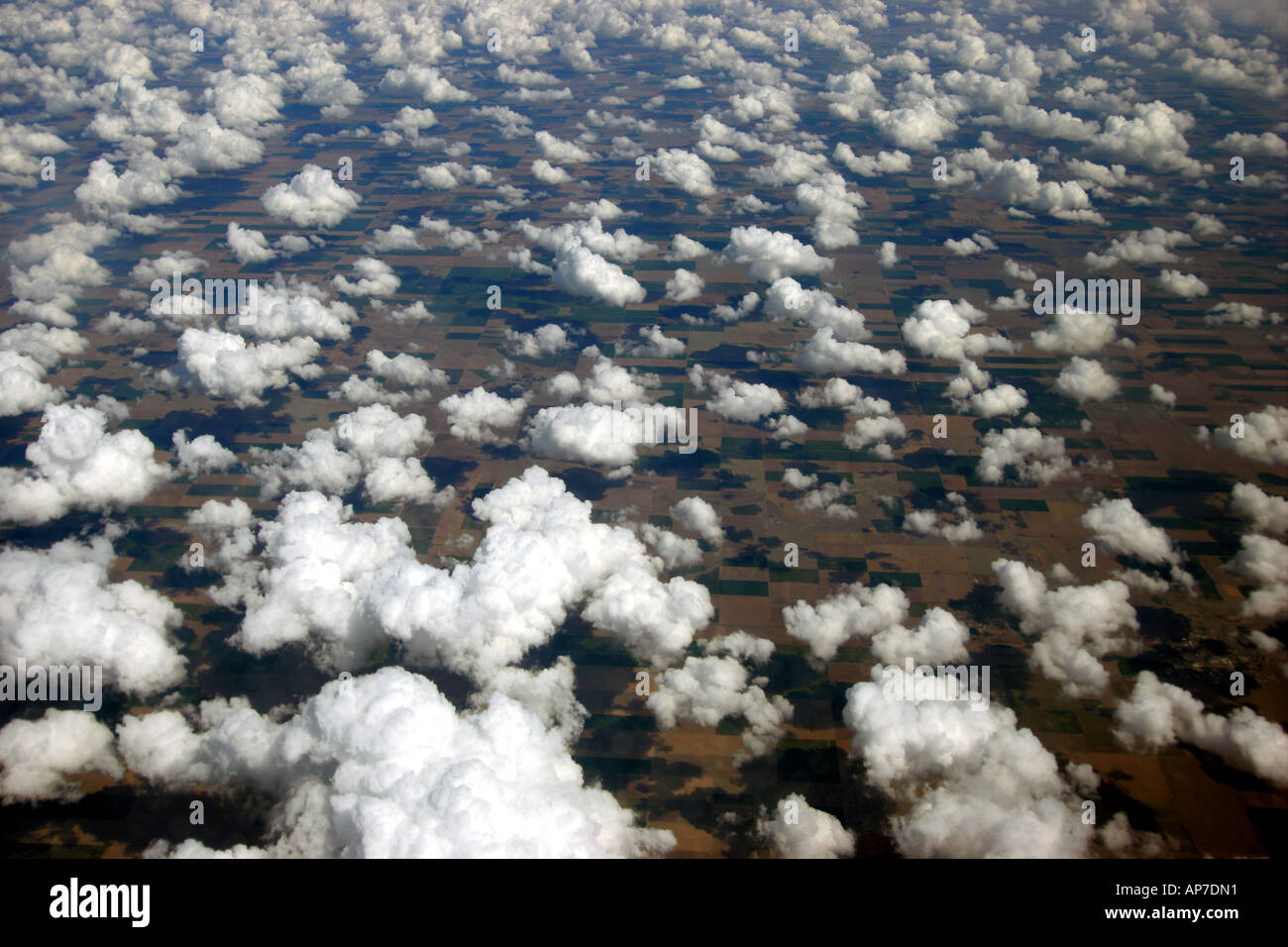 Au cours de l'Amérique moyenne cloudscape Banque D'Images