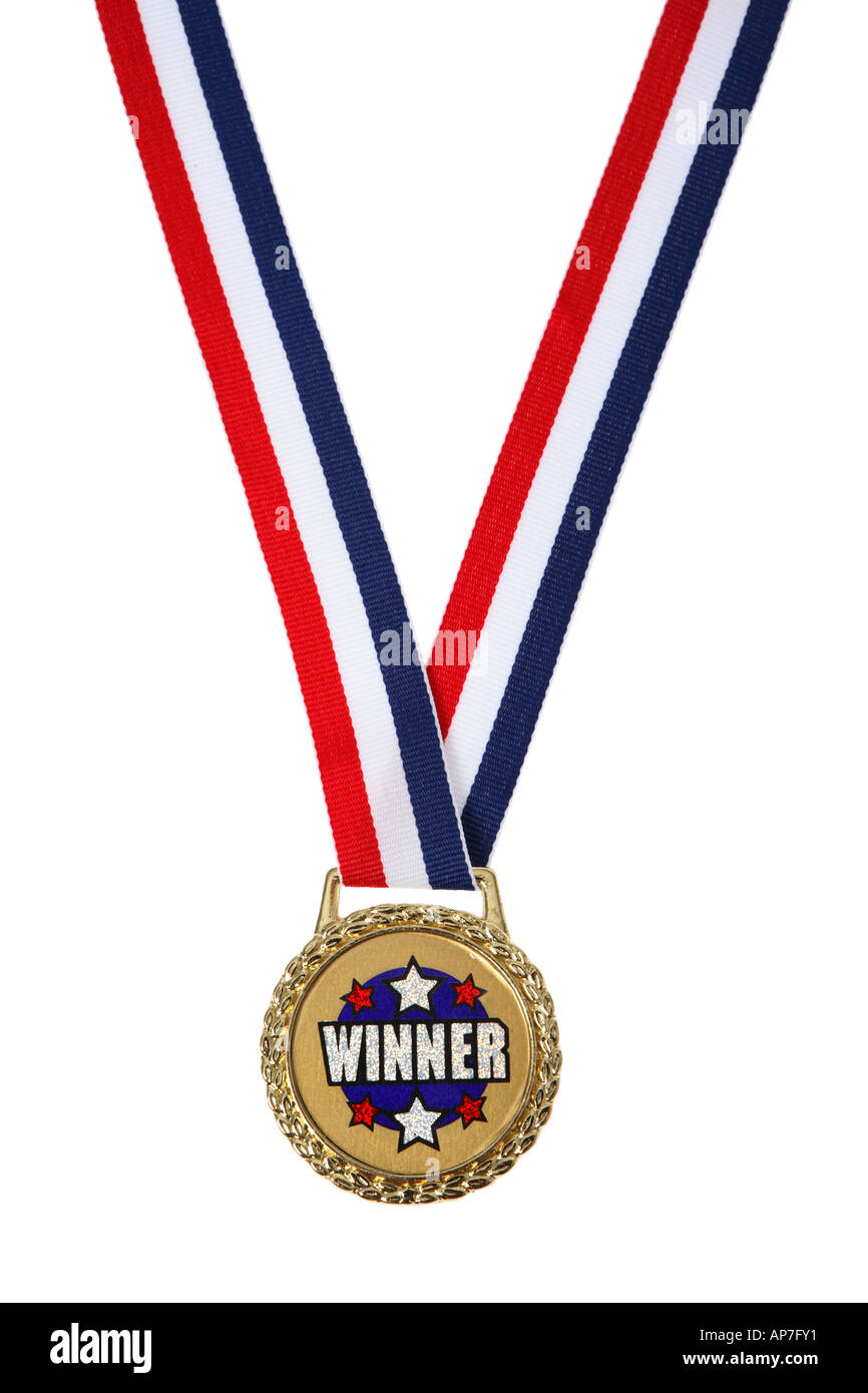 Médaille de vainqueur Banque D'Images