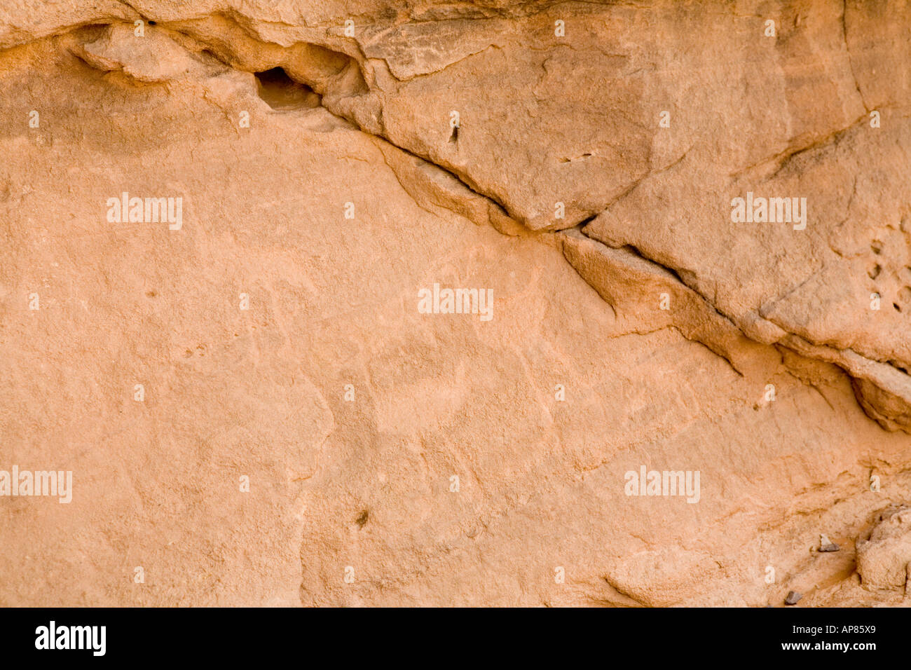 L'art rupestre, Karkhur Talh, Uweinat, Egypte Banque D'Images