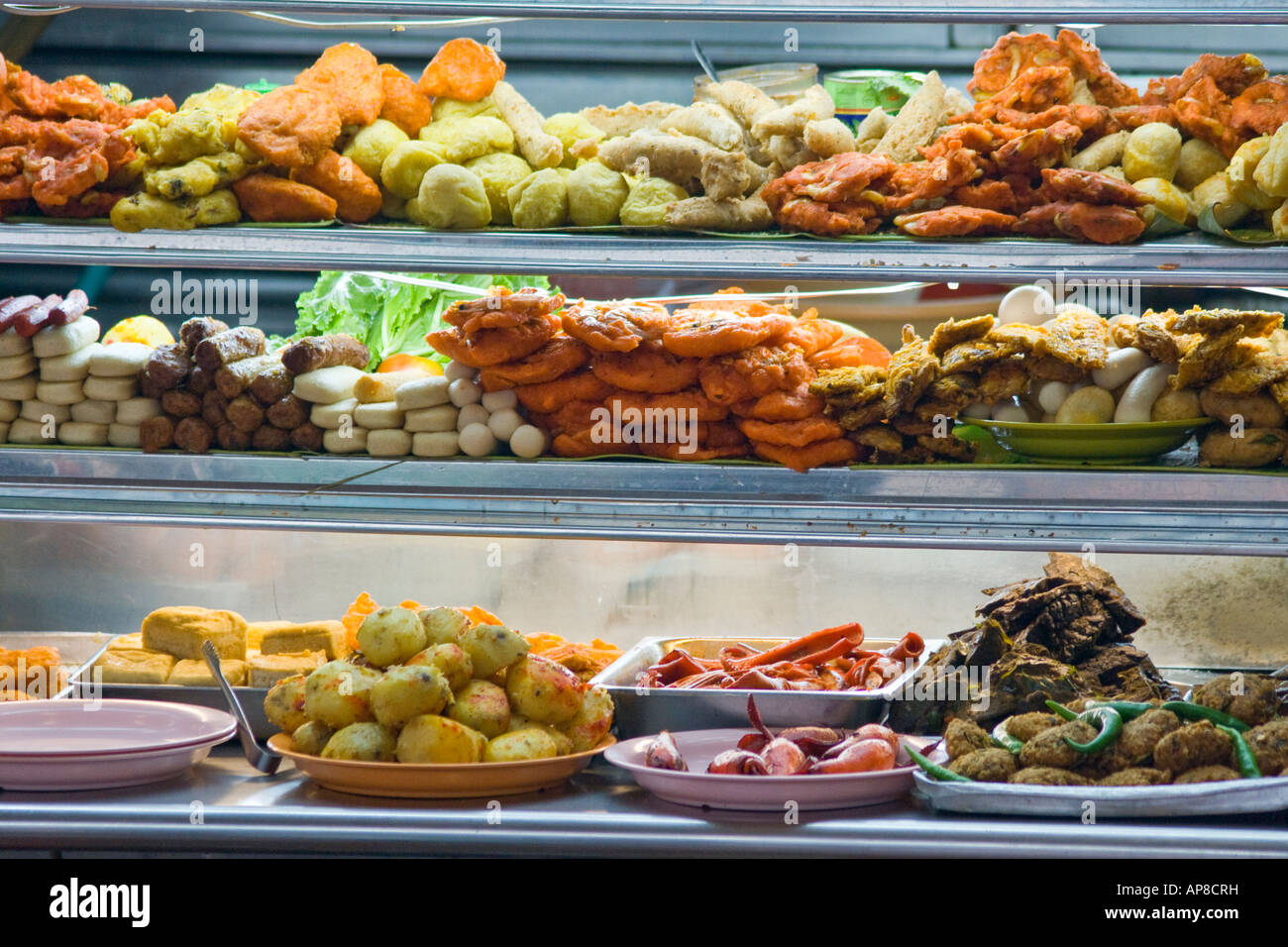 Restaurant Cuisine indienne Inde Singapour peu d'affichage Banque D'Images