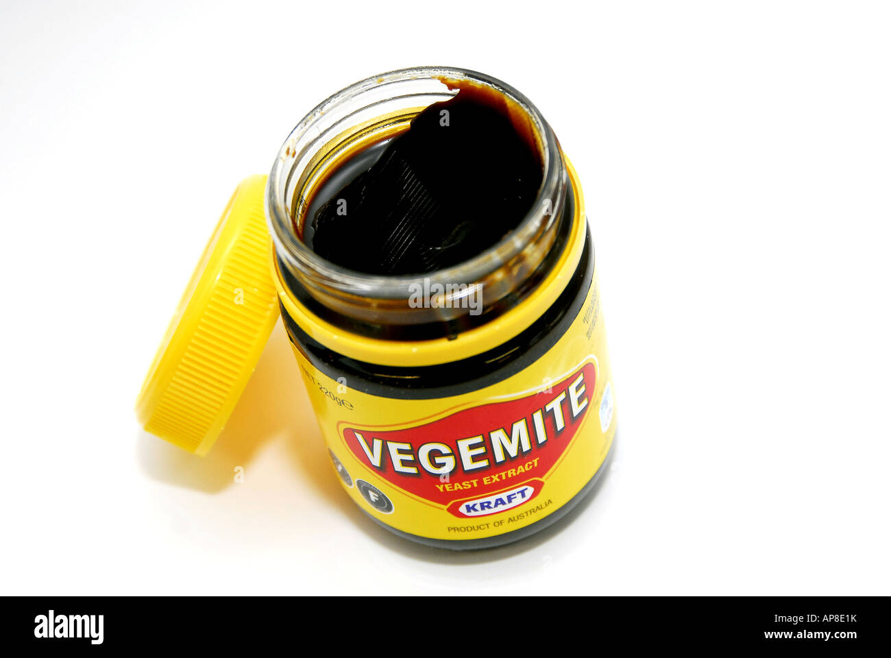 Pot de Vegemite australien iconique propagation Banque D'Images