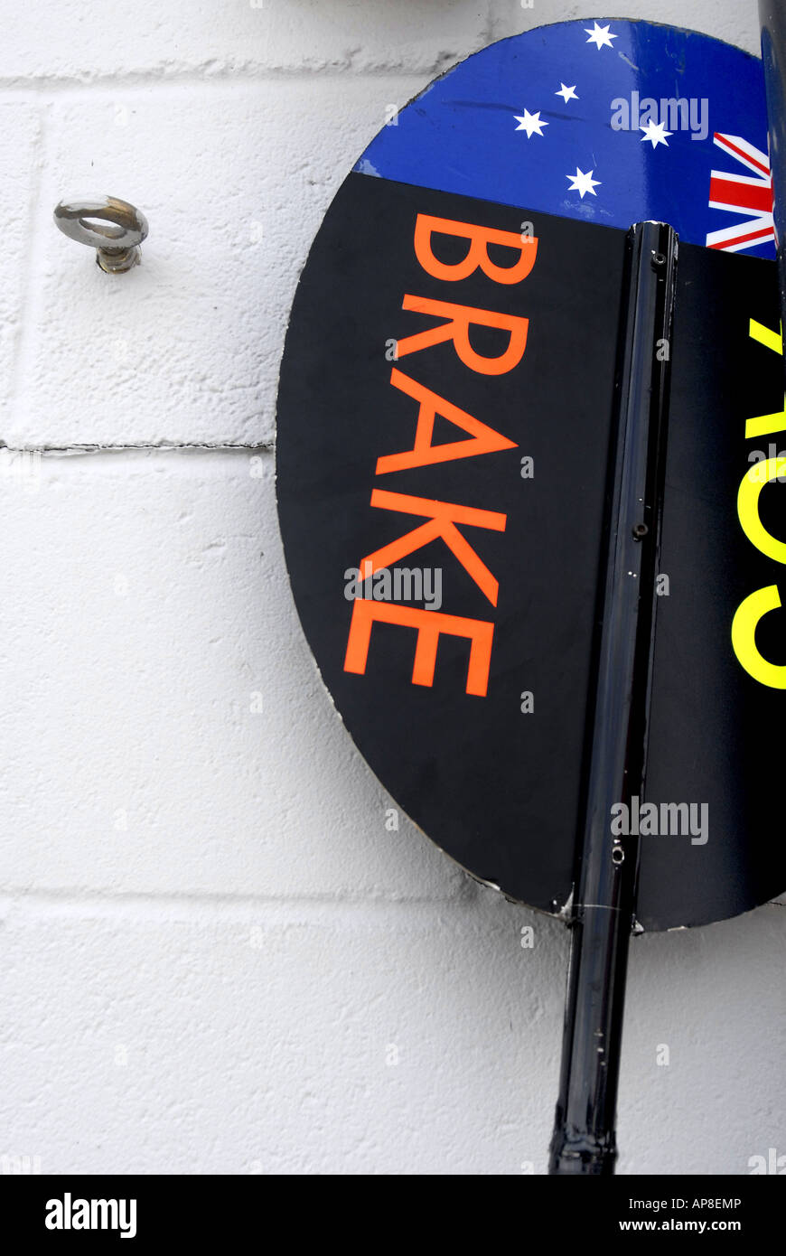 L'équipe australienne A1 GP A1 GP Tour Saison Lancement à Silverstone Royaume-uni mardi 28 août 2007 Banque D'Images