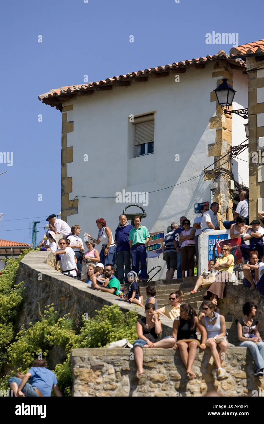 Peuple Basque Puerto viejo de algorta Banque de photographies et d’images à haute ...
