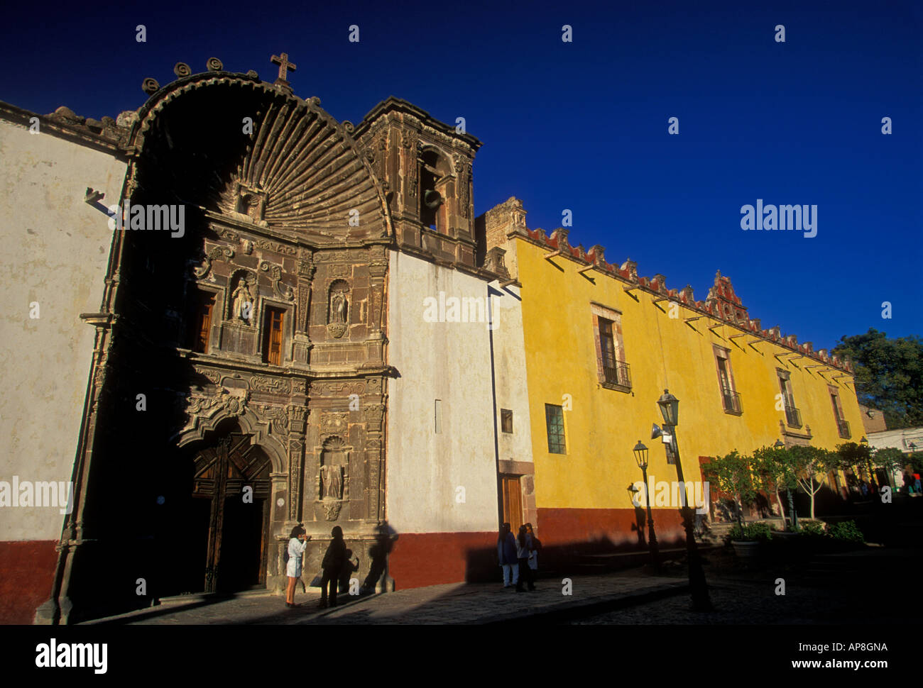 Notre Dame de la santé, de l'Église église catholique romaine, le catholicisme romain, ville de San Miguel de Allende, San Miguel de Allende, Guanajuato, Mexique de l'État Banque D'Images