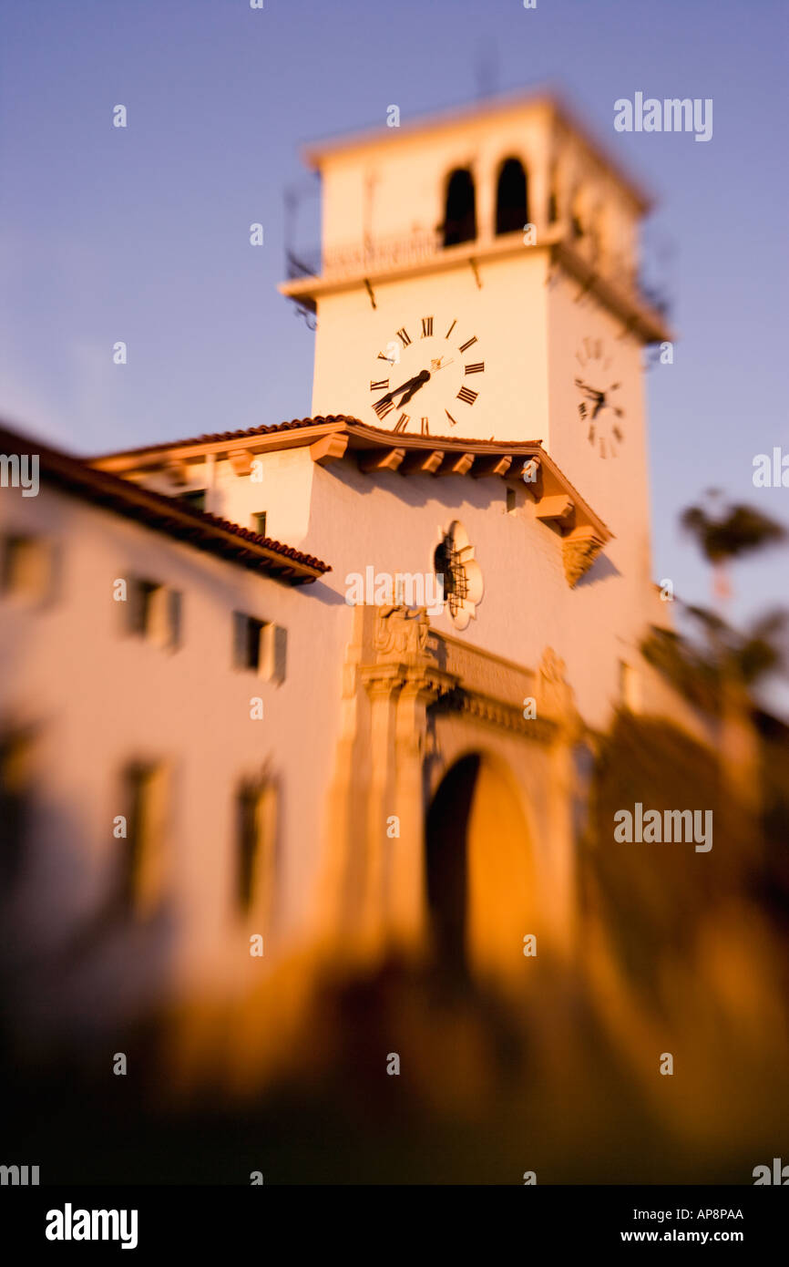 Tribunal du comté de Santa Barbara Santa Barbara, Californie Banque D'Images