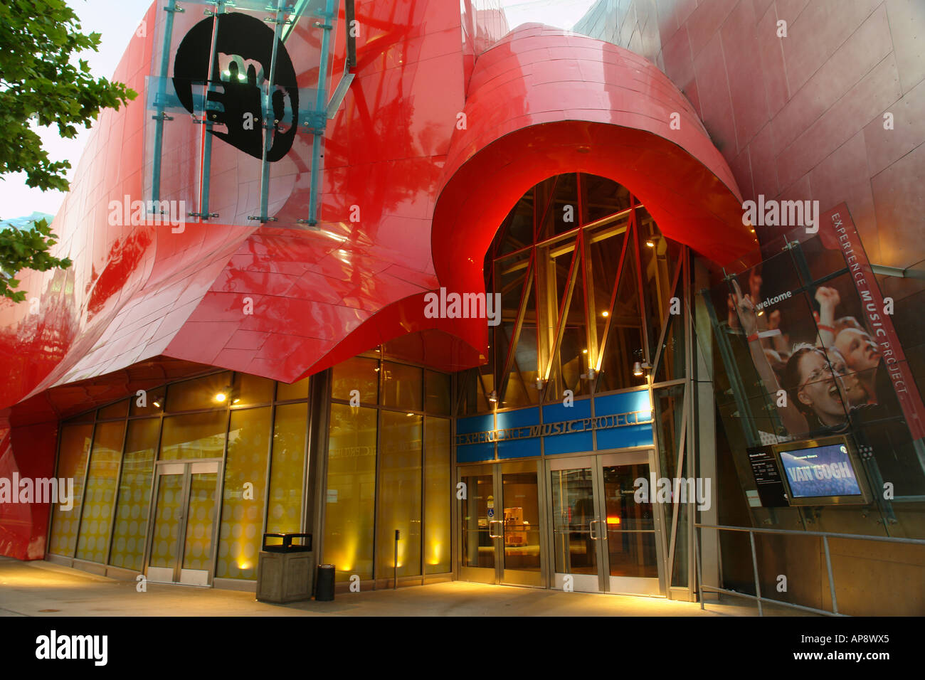 AJD52710, Seattle, WA, Washington, Seattle Center, Expérience Music Project, Science Fiction Museum and Hall of Fame Banque D'Images