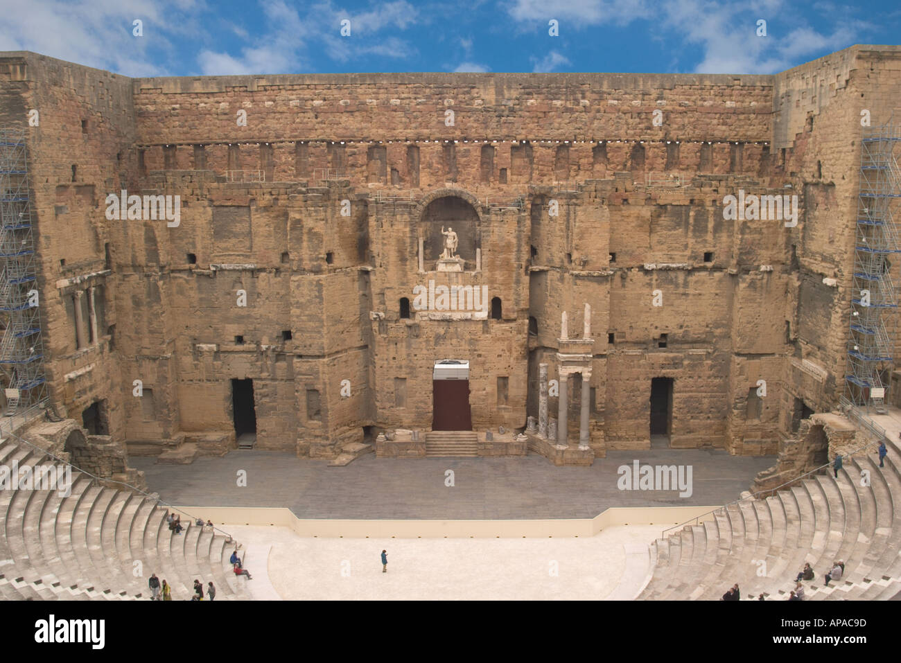 Théâtre romain d'Arles France Banque D'Images