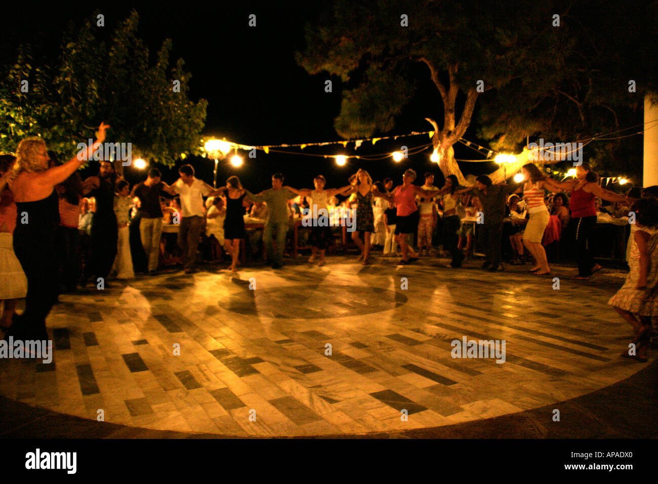 Les célébrations de la FÊTE DES SAINTS, Ikaria, Grèce Banque D'Images
