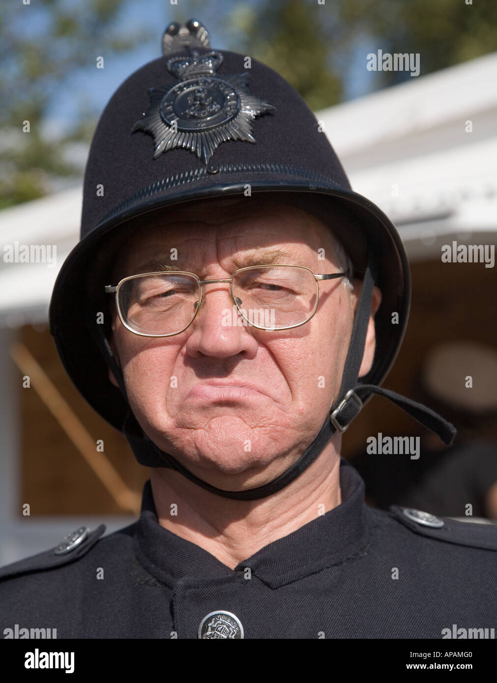 Un policier chantant Festival Goodwood Revival Sussex UK Banque D'Images