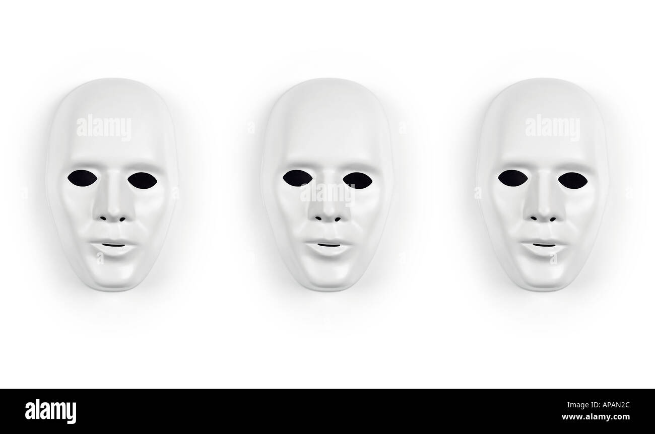 Masken masques Banque D'Images