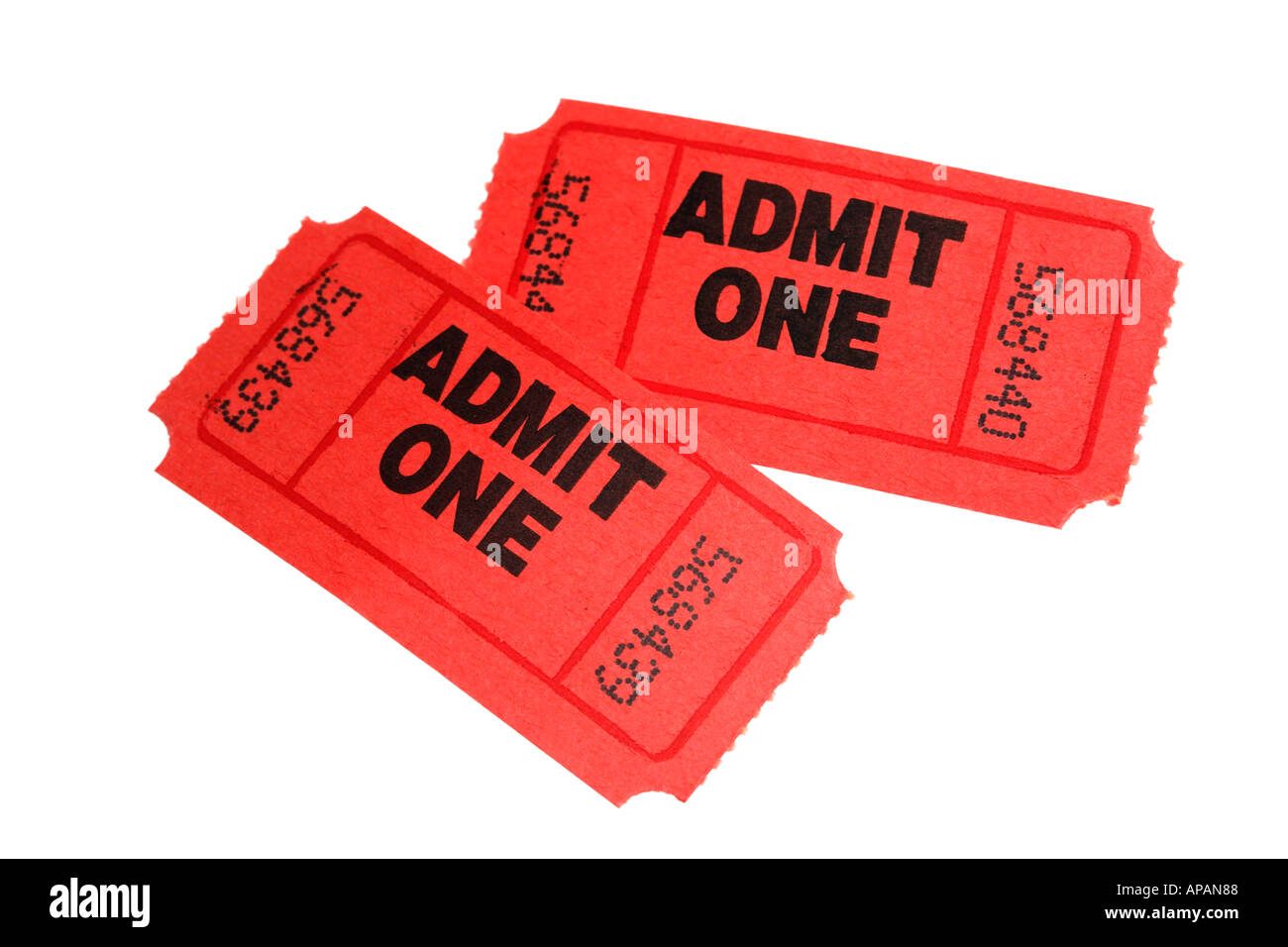 Paire de billets Banque D'Images