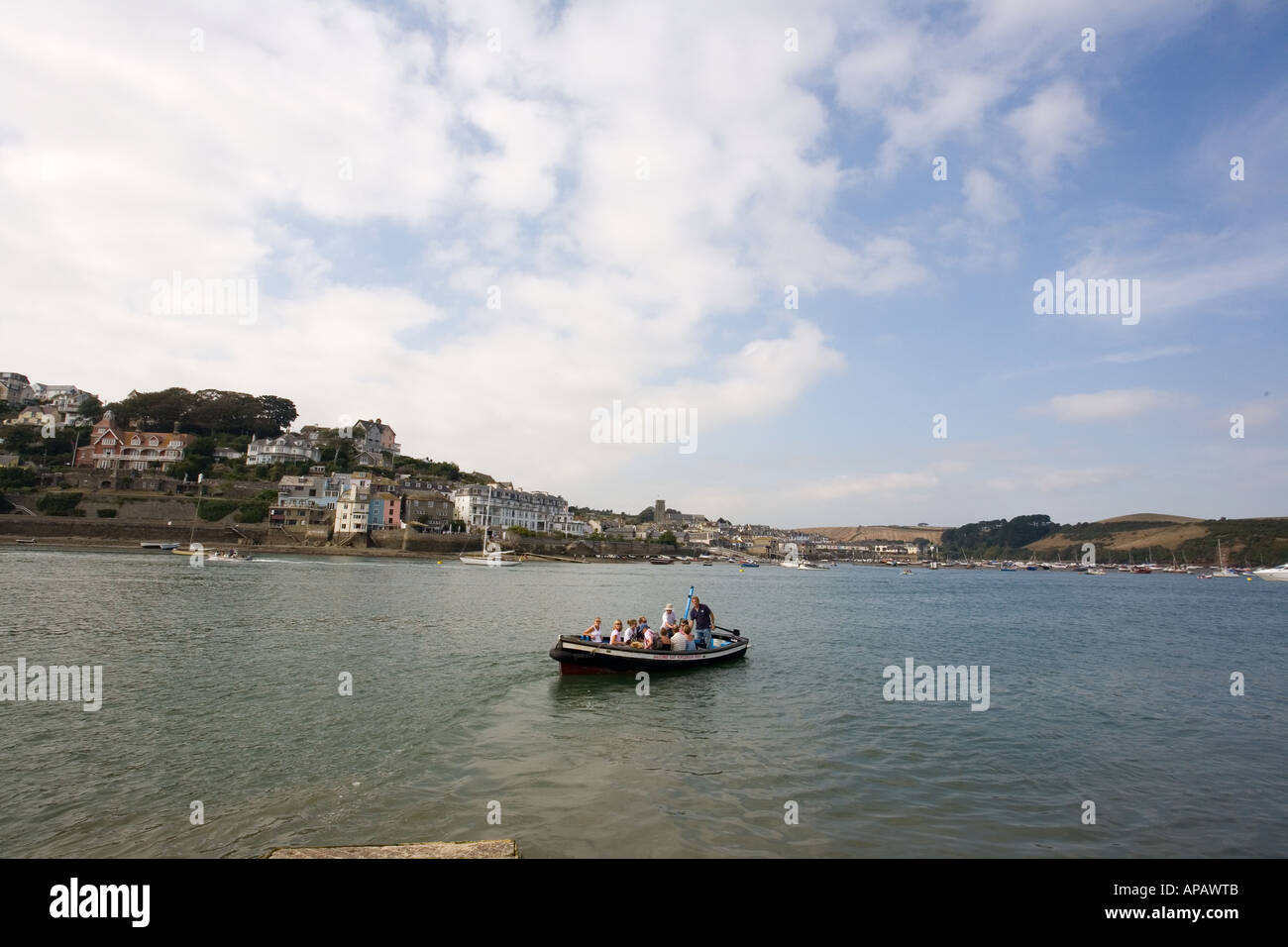 De Salcombe à East Portlerouth traversier de passagers, Salcombe, Devon, Angleterre, Royaume-Uni. Banque D'Images