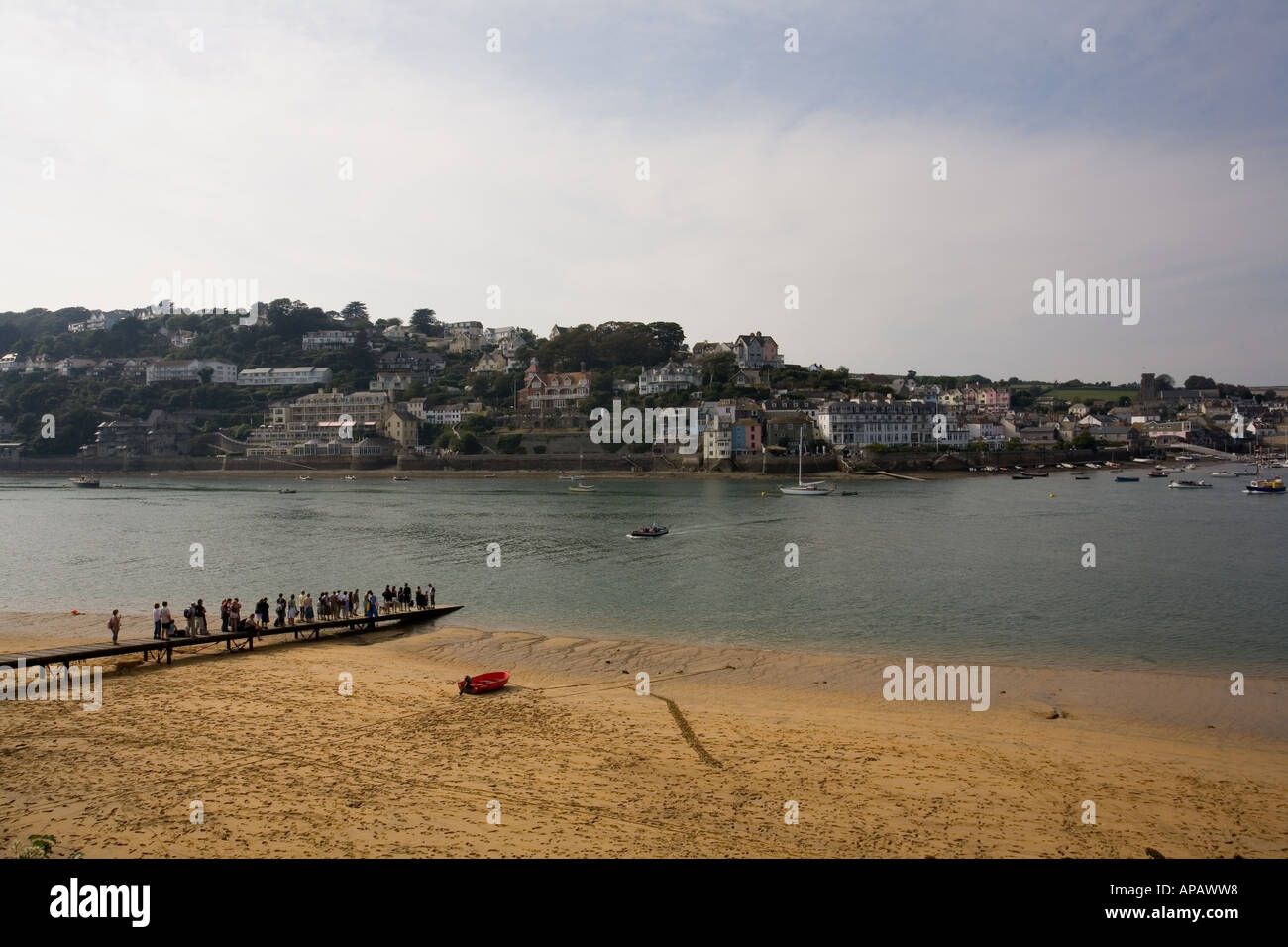 De Salcombe à East Portlerouth traversier de passagers, Salcombe, Devon, Angleterre, Royaume-Uni. Banque D'Images