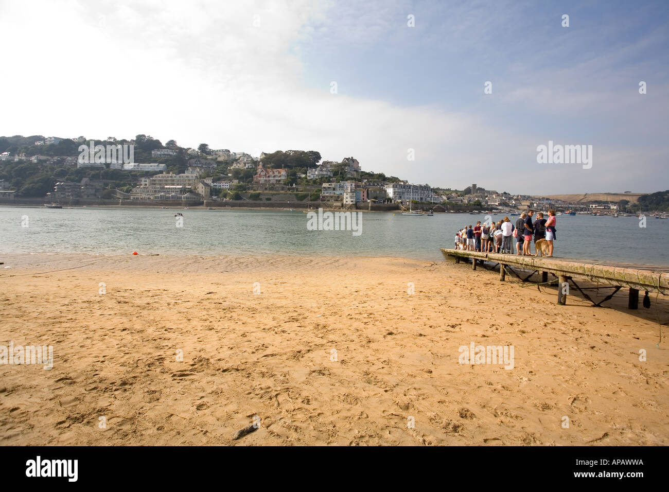 De Salcombe à East Portlerouth traversier de passagers, Salcombe, Devon, Angleterre, Royaume-Uni. Banque D'Images