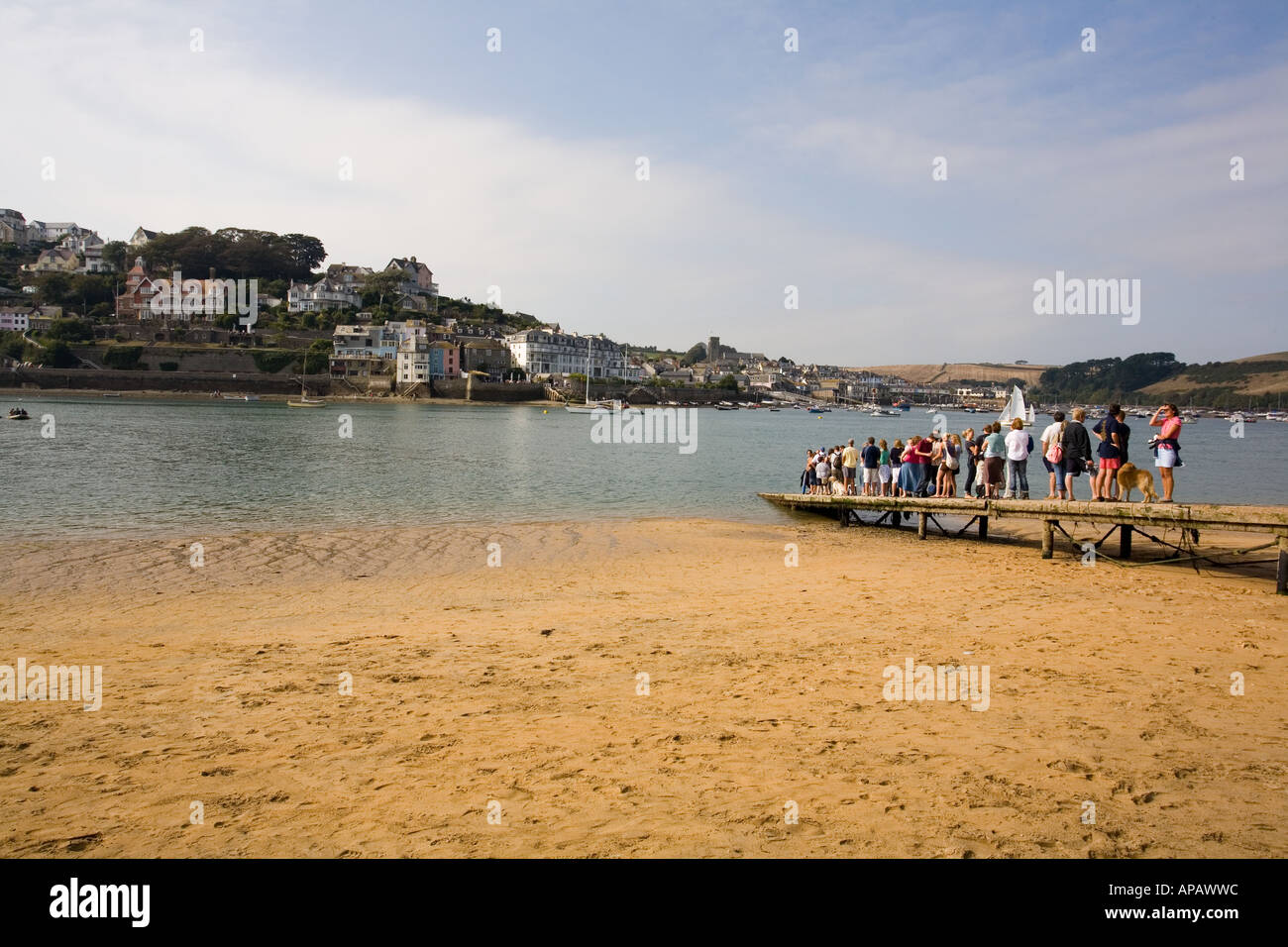 De Salcombe à East Portlerouth traversier de passagers, Salcombe, Devon, Angleterre, Royaume-Uni. Banque D'Images