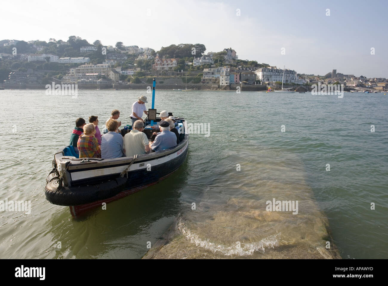 De Salcombe à East Portlerouth traversier de passagers, Salcombe, Devon, Angleterre, Royaume-Uni. Banque D'Images