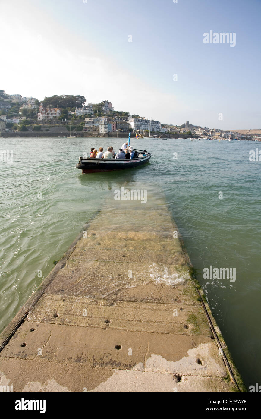 Le traversier de la rivière à Salcombe, Devon, Angleterre. Banque D'Images