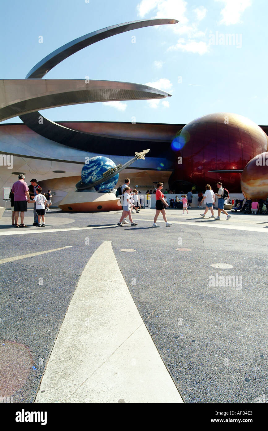 En l'espace de la Mission d'Epcot Center Orlando en Floride Banque D'Images