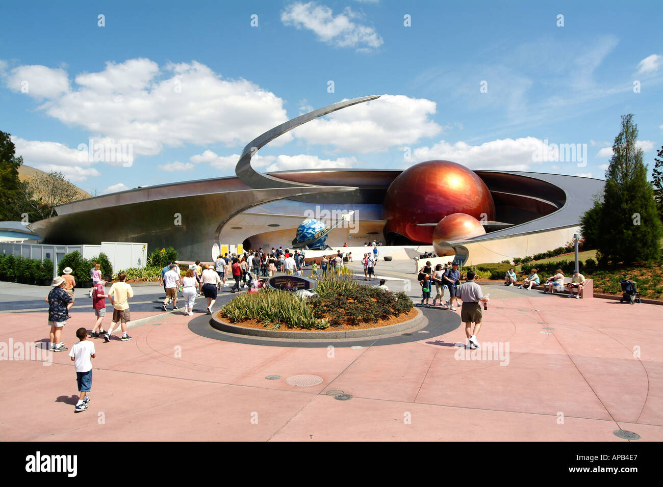 En l'espace de la Mission d'Epcot Center Orlando en Floride Banque D'Images